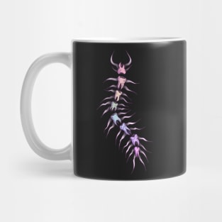 Rainbow Toothy Centipede Mug